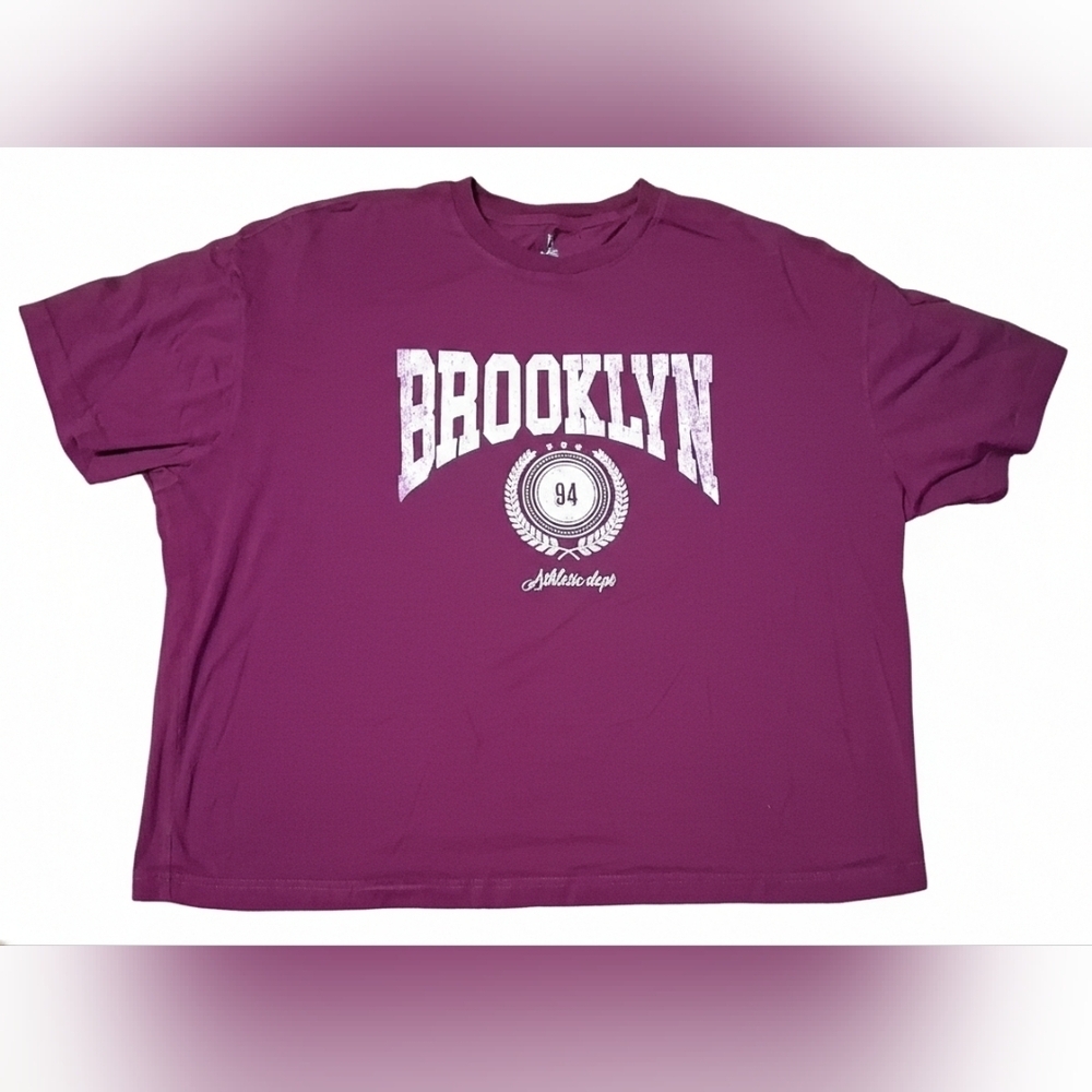 4/20$ NOBO Brooklyn Men's Short Sleeve Purple Tee